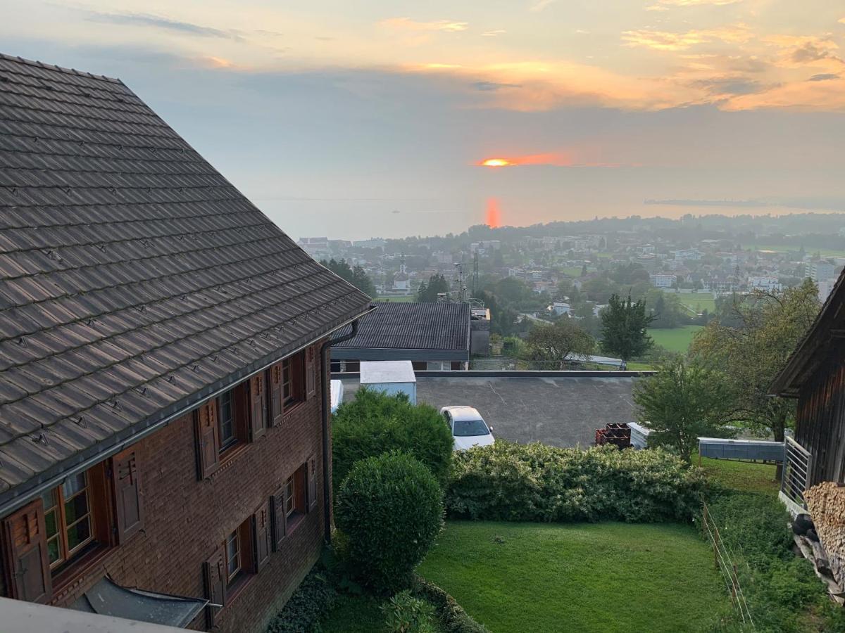 Bauernhaus Am Pfaenderhang Mit Seeblick لوشاو باي بيرغنز المظهر الخارجي الصورة